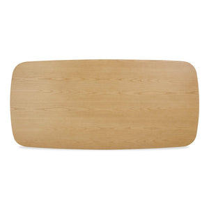 TOV Furniture Cybill Natural Ash Rectangular Dining Table – Coastal-Modern Design for Stylish Entertaining & Dining TOV-D54536