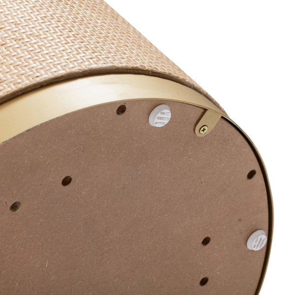 TOV Furniture Akiba 47" Round Dining Table - Natural Ash & Rattan Design for Modern Dining & Casual Entertaining TOV-D54221