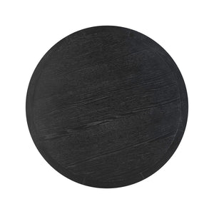 TOV Furniture Sahara 41" Modern Black Oak Round Dining Table - Ideal for Small Spaces, Stylish & Durable Design TOV-D54225