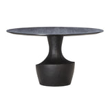 Gevra Black Acacia & Faux Plaster Dining Table TOV-D54245 TOV Furniture