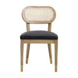 Cosette Black Performance Linen Dining Chair TOV-D54266 TOV Furniture