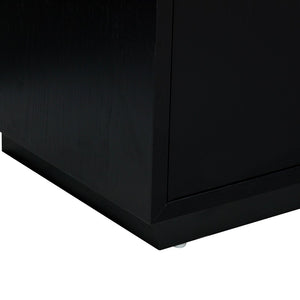 TOV Furniture Aria 75" Buffet - Contemporary European Design with Soft-Close Drawers for Effortless Elegance Black TOV-D54269