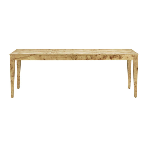 TOV Furniture Brandyss 90" Natural Burl Rectangular Dining Table - Elegant French Country Design for 8 Guests TOV-D54287