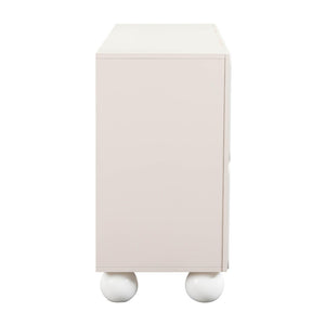 TOV Furniture Tori 74" Motif Taupe Buffet – Stylish Storage Solution with Soft-Close Doors & Adjustable Shelves TOV-D54322