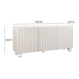 Tori Motif Taupe Buffet TOV-D54322 TOV Furniture