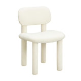 Elise Ivory White Performance Velvet Dining Chair TOV-D54332 TOV Furniture