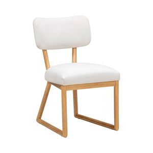 Bobbie Cream Performance Upcycled Fabric Dining Chair TOV-D54337 TOV Furniture