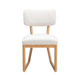 Bobbie Cream Performance Upcycled Fabric Dining Chair TOV-D54337 TOV Furniture