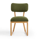 Bobbie Green Performance Upcycled Fabric Dining Chair TOV-D54338 TOV Furniture