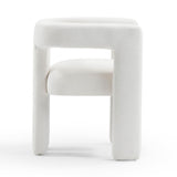 Sloane Bone White Recycled Fabric Chair TOV-D54350 TOV Furniture