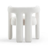 Sloane Bone White Recycled Fabric Chair TOV-D54350 TOV Furniture