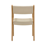 Ari Cream Vegan Leather Dining Chair - Set of 2 TOV-D54353 TOV Furniture