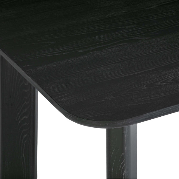 TOV Furniture Jodie 68" Black Oak Dining Table - Modern Rectangular Design for Compact Spaces, Seats 6 Comfortably TOV-D54422