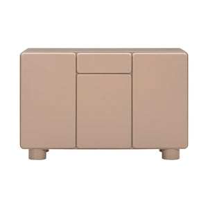 TOV Furniture Tammy 48" Taupe Buffet - Mid-Century Modern Minimalist Storage with Soft-Close Doors & Drawers TOV-D54485