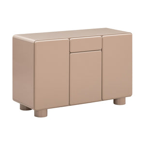 TOV Furniture Tammy 48" Taupe Buffet - Mid-Century Modern Minimalist Storage with Soft-Close Doors & Drawers TOV-D54485