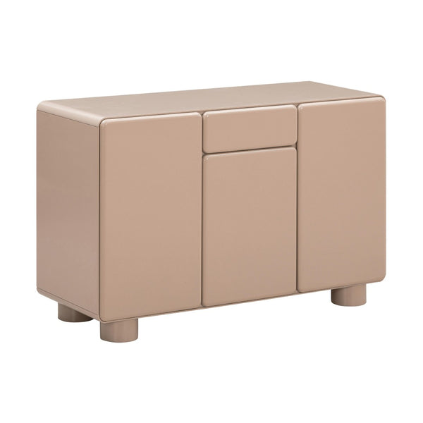 TOV Furniture Tammy 48" Taupe Buffet - Mid-Century Modern Minimalist Storage with Soft-Close Doors & Drawers TOV-D54485