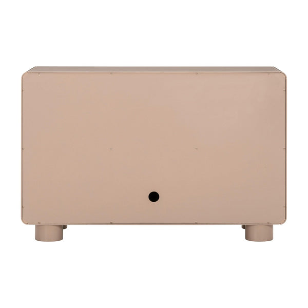 TOV Furniture Tammy 48" Taupe Buffet - Mid-Century Modern Minimalist Storage with Soft-Close Doors & Drawers TOV-D54485
