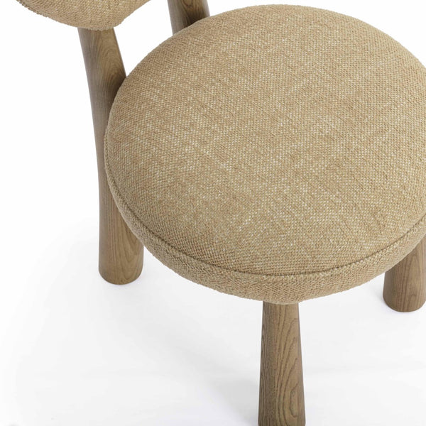TOV Furniture Sulley Performance Dining Chair - Stylish Comfort with Durable Basketweave Design for Any Space Honey TOV-D54491