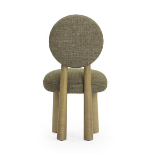 TOV Furniture Sulley Performance Dining Chair - Stylish Comfort with Durable Basketweave Design for Any Space Olive Green TOV-D54492