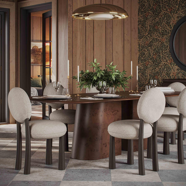 Tov Furniture Sulley Chenille Dining Chair – Whimsical Design With Solid Ash Legs & Cozy Cushioned Backrest Cream Chenille,Plywood,Wood Tov-d54493