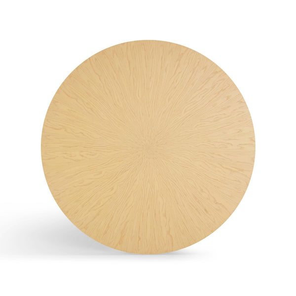TOV Furniture Meri Natural Round Dining Table - Coastal-Inspired Design with Sculptural Base for Modern Homes 41" TOV-D54502