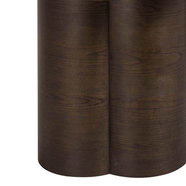 TOV Furniture Bambi 90" Rectangular Dining Table - Rustic Ash Veneer with Sculptural Legs for Modern Elegance TOV-D54511