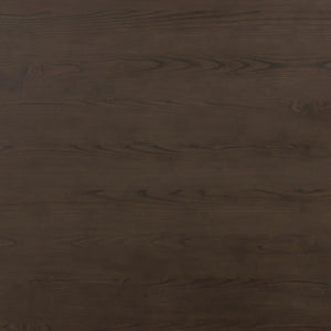 TOV Furniture Bambi 90" Rectangular Dining Table - Rustic Ash Veneer with Sculptural Legs for Modern Elegance TOV-D54511