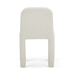 TOV Furniture Georgia Performance Chenille Dining Chair – Modern Elegance with Plush Comfort for Every Gathering Cream TOV-D54573