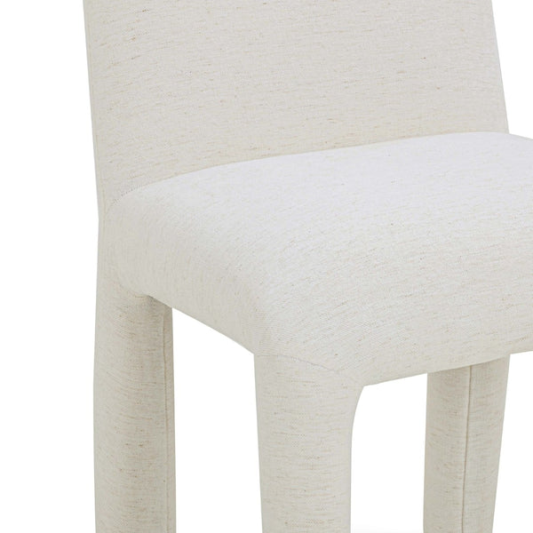 TOV Furniture Georgia Performance Chenille Dining Chair – Modern Elegance with Plush Comfort for Every Gathering Cream TOV-D54573