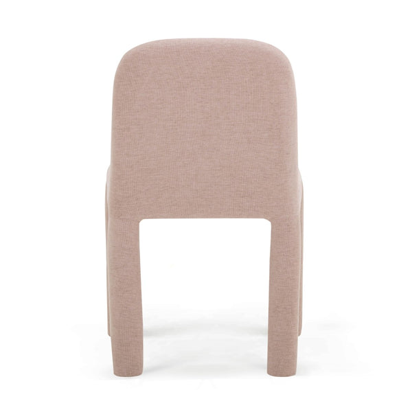 TOV Furniture Georgia Performance Chenille Dining Chair – Modern Elegance with Plush Comfort for Every Gathering Light Pink TOV-D54574