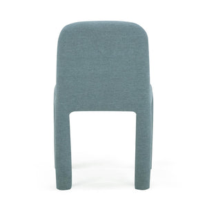 TOV Furniture Georgia Performance Chenille Dining Chair – Modern Elegance with Plush Comfort for Every Gathering Light Blue TOV-D54575