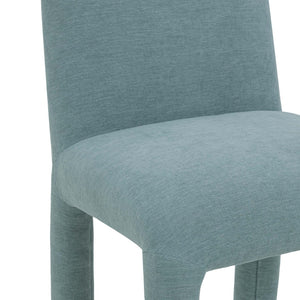 TOV Furniture Georgia Performance Chenille Dining Chair – Modern Elegance with Plush Comfort for Every Gathering Light Blue TOV-D54575