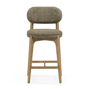 TOV Furniture Carnation Mid-Century Modern Counter Stool - Durable, Stylish, and Comfortable for Any Space Forest Green TOV-D54578