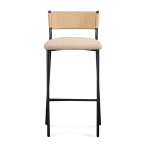 TOV Furniture Celine Performance Boucle Stool - Modern Minimalist Seating for Comfort, Durability & Style Everywhere Tan / Counter Height TOV-D54649