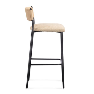TOV Furniture Celine Performance Boucle Stool - Modern Minimalist Seating for Comfort, Durability & Style Everywhere Tan / Counter Height TOV-D54649