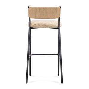 TOV Furniture Celine Performance Boucle Stool - Modern Minimalist Seating for Comfort, Durability & Style Everywhere Tan / Counter Height TOV-D54649
