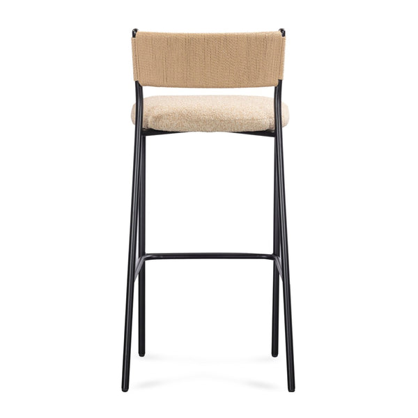 TOV Furniture Celine Performance Boucle Stool - Modern Minimalist Seating for Comfort, Durability & Style Everywhere Tan / Counter Height TOV-D54649