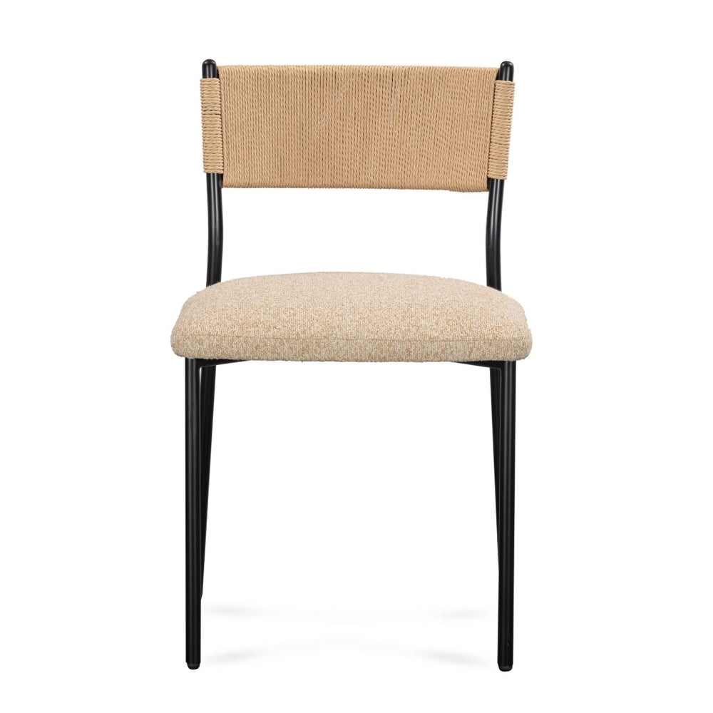 TOV Furniture Celine Performance Boucle Dining Chairs Set of 2 - Modern, Durable, and Stylish for Any Space Tan TOV-D54651