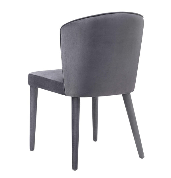 TOV Furniture Metropolitan Velvet Dining Chair - Luxurious Comfort and Modern Design for Your Elegant Dining Space Grey TOV-D55