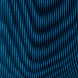 TOV Furniture Beatrix Luxurious Pleated Velvet Side Chair with Gold Accents - Ideal for Dining or Accent Seating Navy TOV-D6395