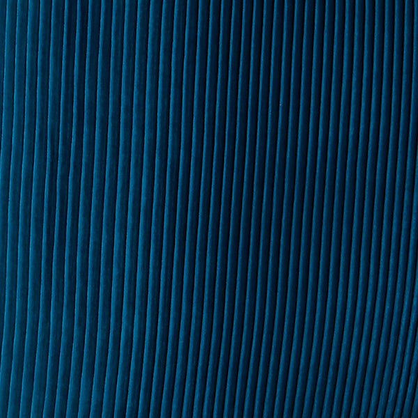 TOV Furniture Beatrix Luxurious Pleated Velvet Side Chair with Gold Accents - Ideal for Dining or Accent Seating Navy TOV-D6395