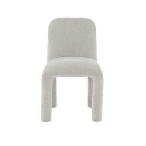 TOV Furniture Georgia Performance Chenille Dining Chair – Modern Elegance with Plush Comfort for Every Gathering Light Grey TOV-D68635