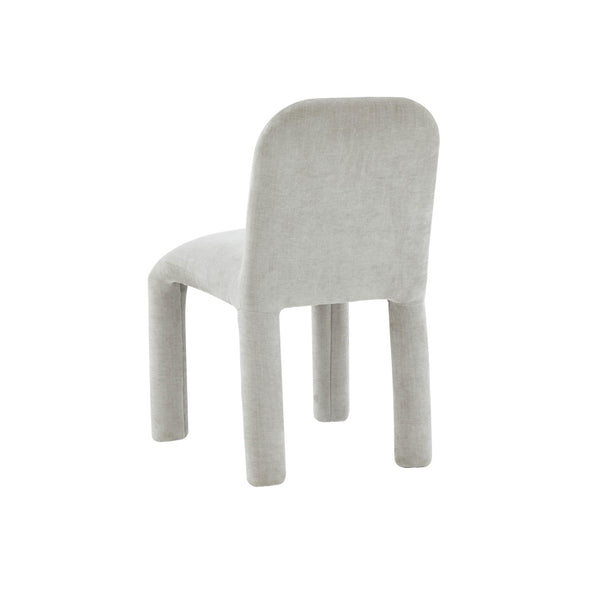 TOV Furniture Georgia Performance Chenille Dining Chair – Modern Elegance with Plush Comfort for Every Gathering Light Grey TOV-D68635