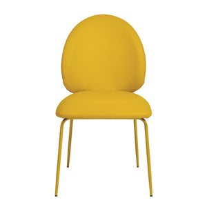 Lauren Yellow Vegan Leather Kitchen Chairs - Set of 2 TOV-D68696 TOV Furniture