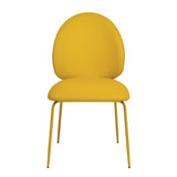 Lauren Yellow Vegan Leather Kitchen Chairs - Set of 2 TOV-D68696 TOV Furniture