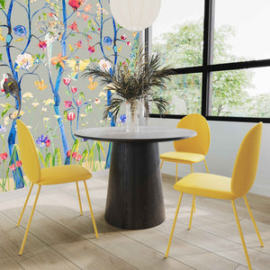 Lauren Yellow Vegan Leather Kitchen Chairs - Set of 2 TOV-D68696 TOV Furniture