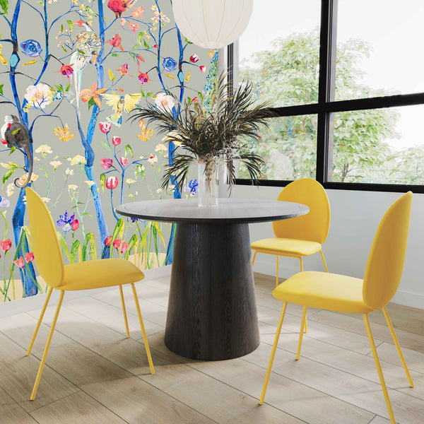 Lauren Yellow Vegan Leather Kitchen Chairs - Set of 2 TOV-D68696 TOV Furniture