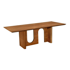TOV Furniture Satra 92" Walnut Rectangular Dining Table - Stylish, Durable Design for 8 Guests & Modern Interiors TOV-D68715