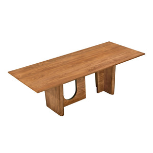 TOV Furniture Satra 92" Walnut Rectangular Dining Table - Stylish, Durable Design for 8 Guests & Modern Interiors TOV-D68715