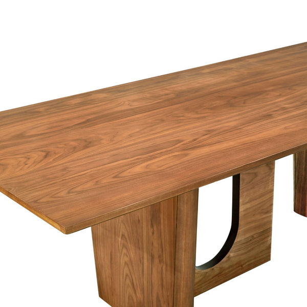 TOV Furniture Satra 92" Walnut Rectangular Dining Table - Stylish, Durable Design for 8 Guests & Modern Interiors TOV-D68715